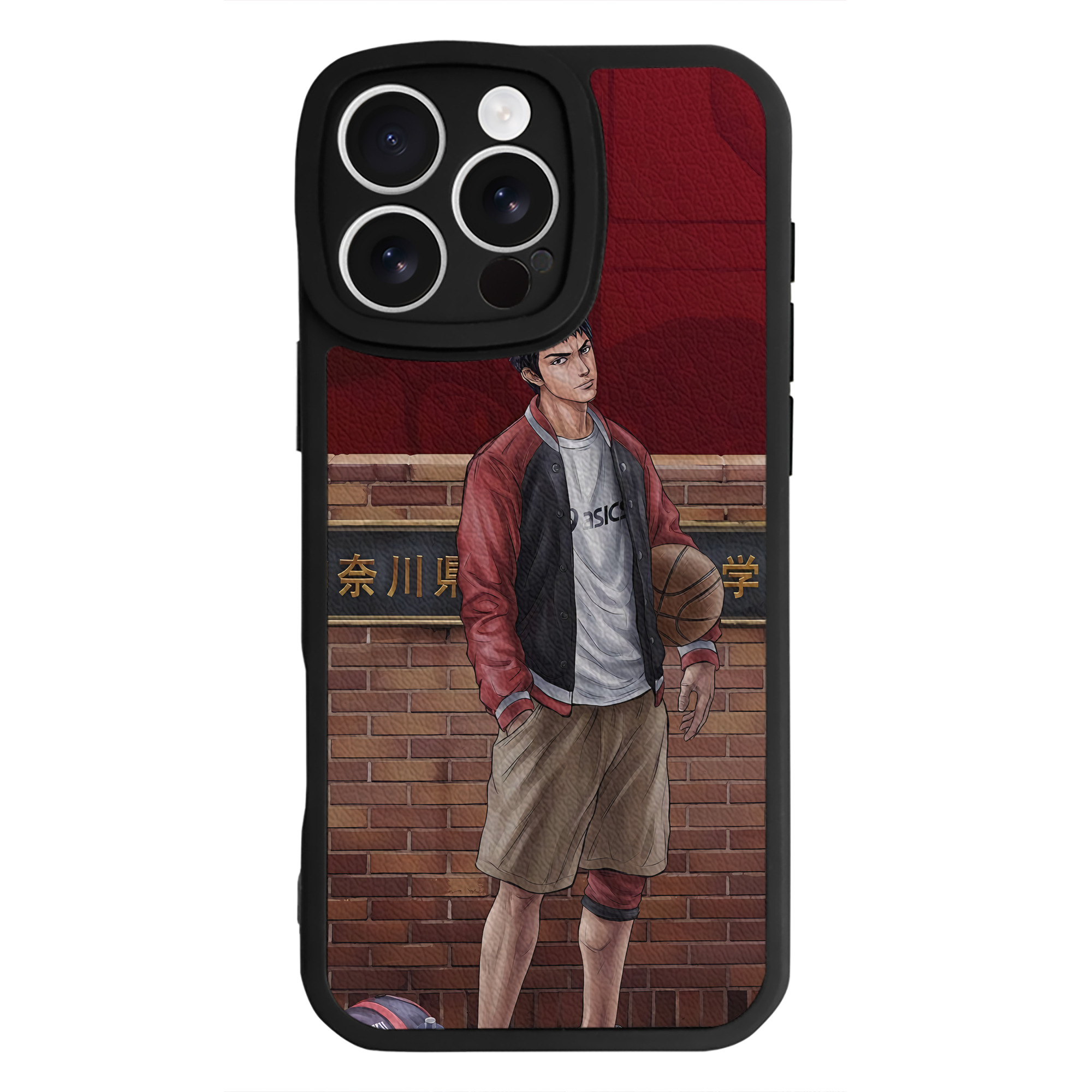 （画像用） SLAM DUNK／スラムダンク 【iPhone 16シリーズ対応】シリコンスマホケース（レザー調） 材質：シリコン